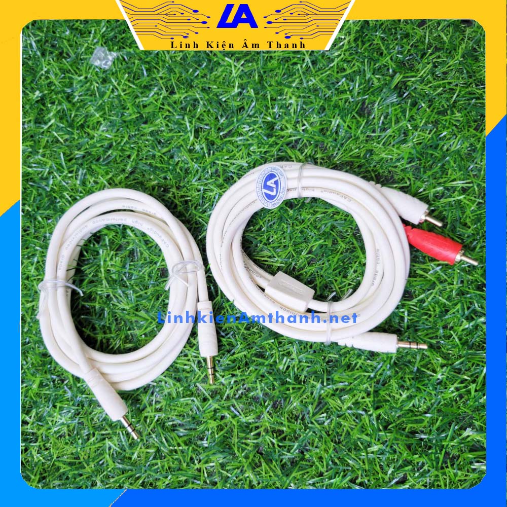 Dây tín hiệu cắm loa ampli av ra 3.5mm 3.5mm 2 đầu