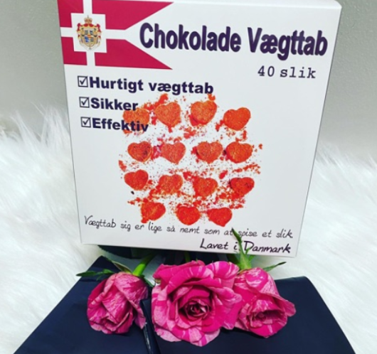 [Tách lẻ 20 viên] Kẹo socola hỗ trợ giảm cân Đan Mạch [1/2 HỘP MÀU TRẮNG]