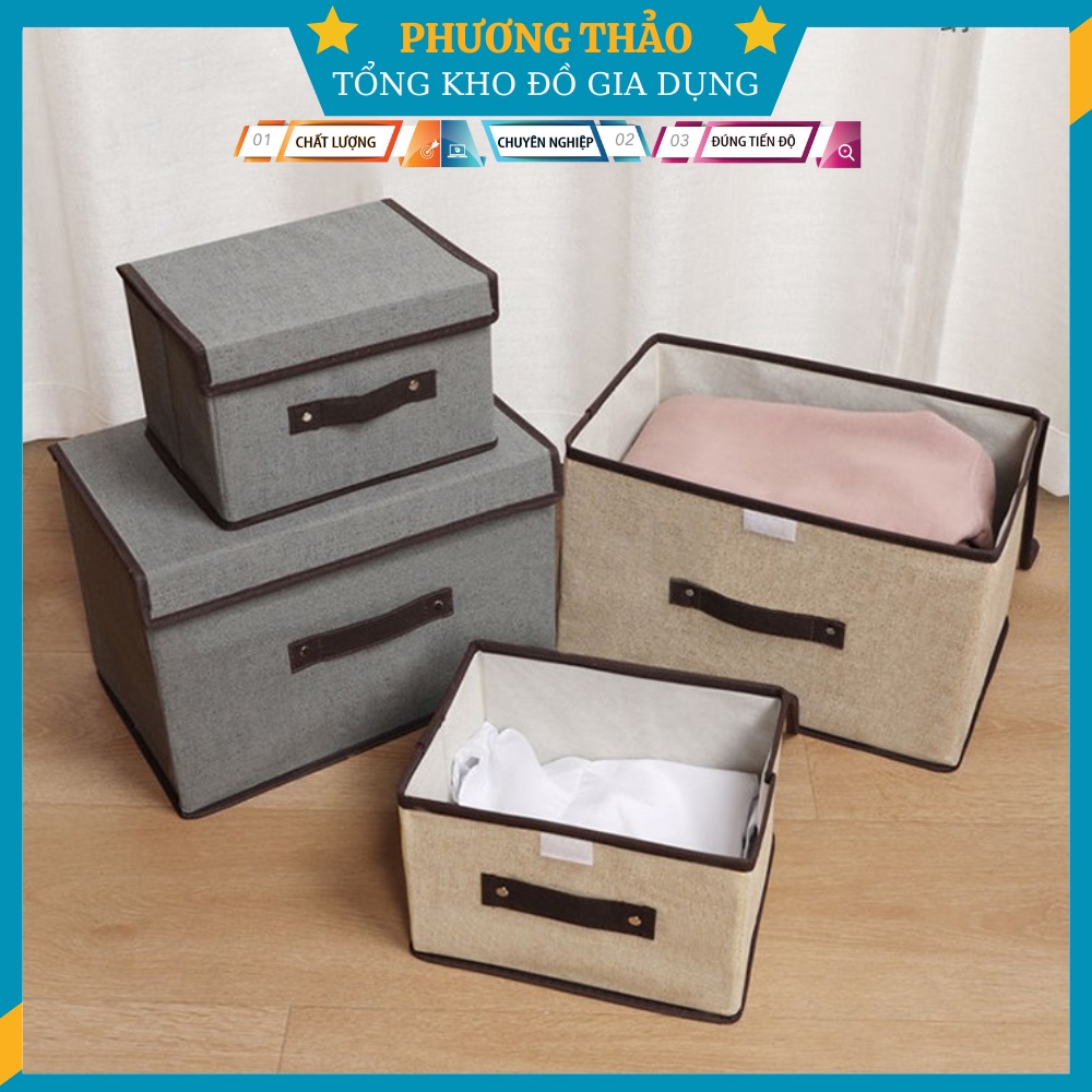 Combo 2 hộp vải đựng đồ đa năng tiện lợi