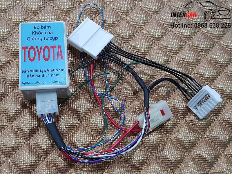 Thiết bị cụp gương tự động xe Toyota Camry và Altis