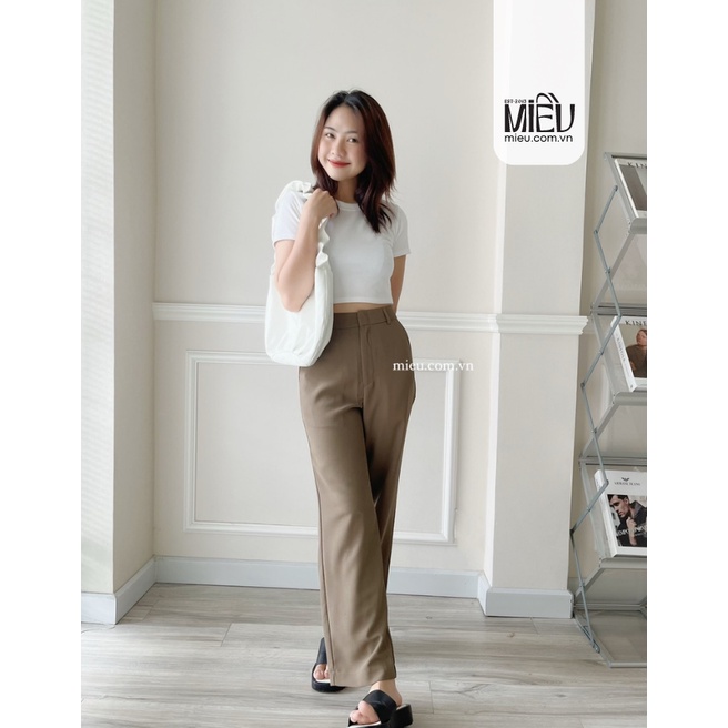 Miều_ quần tây ống suống garo long pant