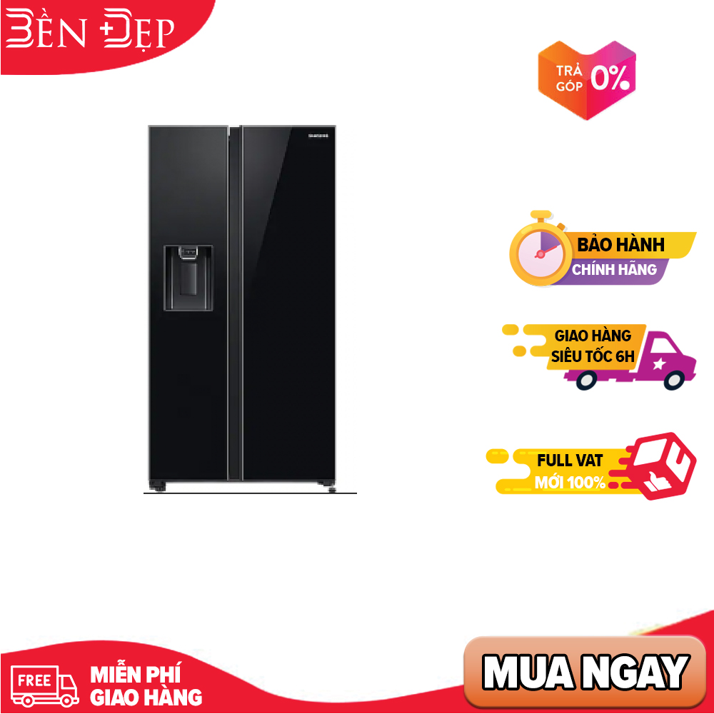 Tủ lạnh samsung side by side rs64r53012c/sv 660l