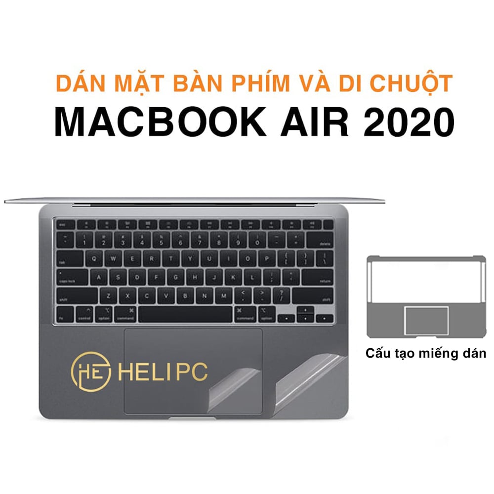 Dán mặt trong MacBook Air 2020 / Macbook Air M1 2020 chống trầy xước hiệu quả