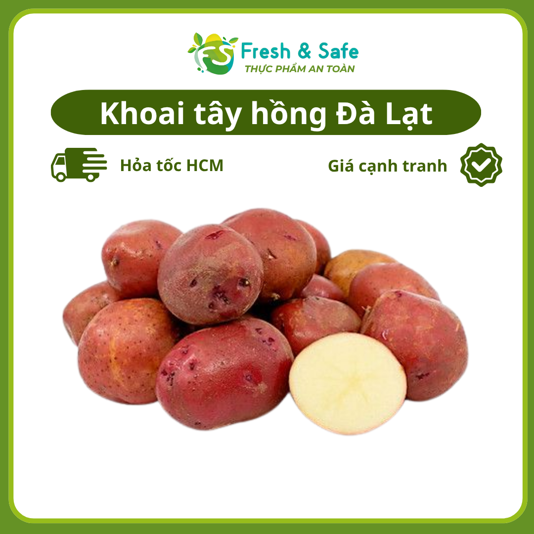 [Chỉ Giao HCM] Khoai tây hồng Đà Lạt - 1kg