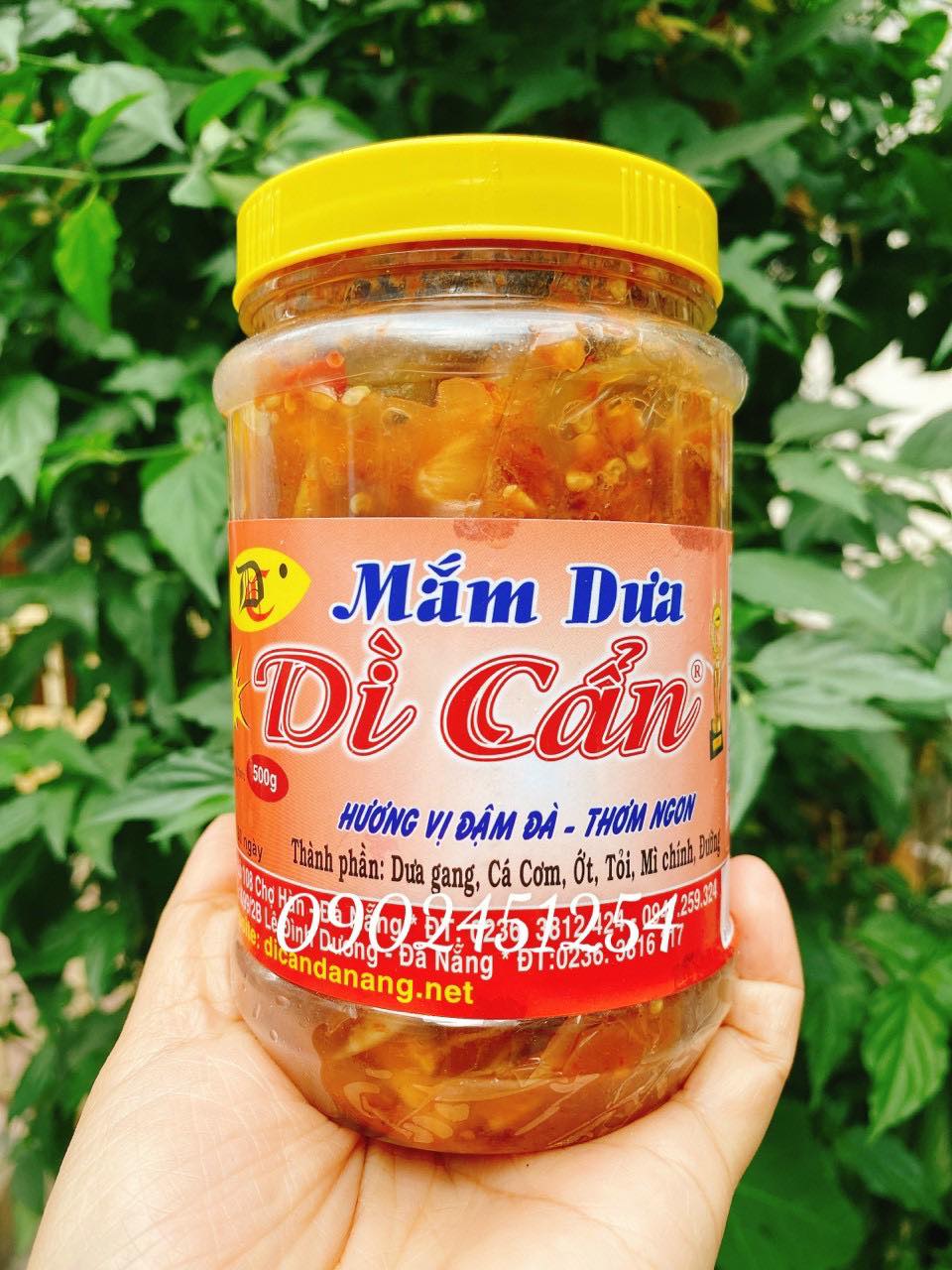 HCM - Mắm Dưa Dì Cẩn Hủ 500gram Đặc Sản Đà Nẵng
