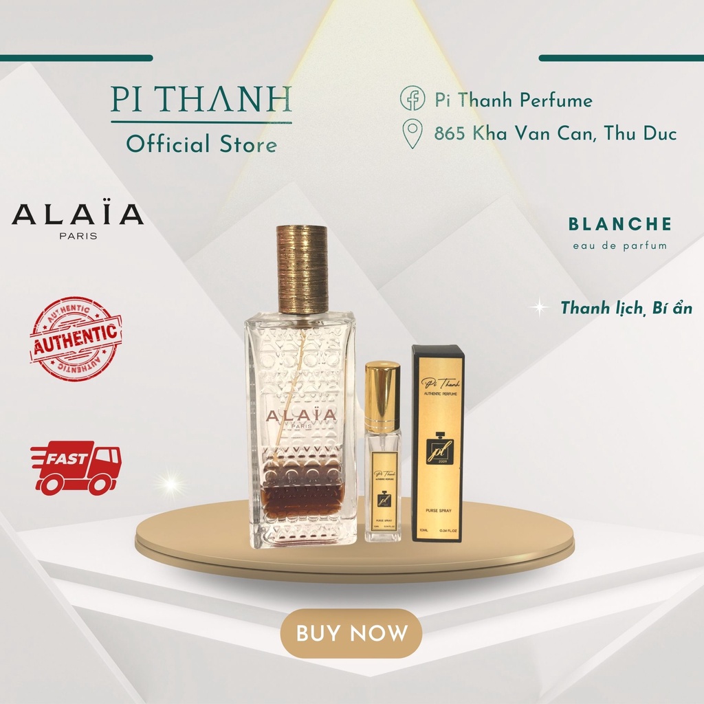 Nước hoa chiết blanche alaia thanh lịch, bí ẩn