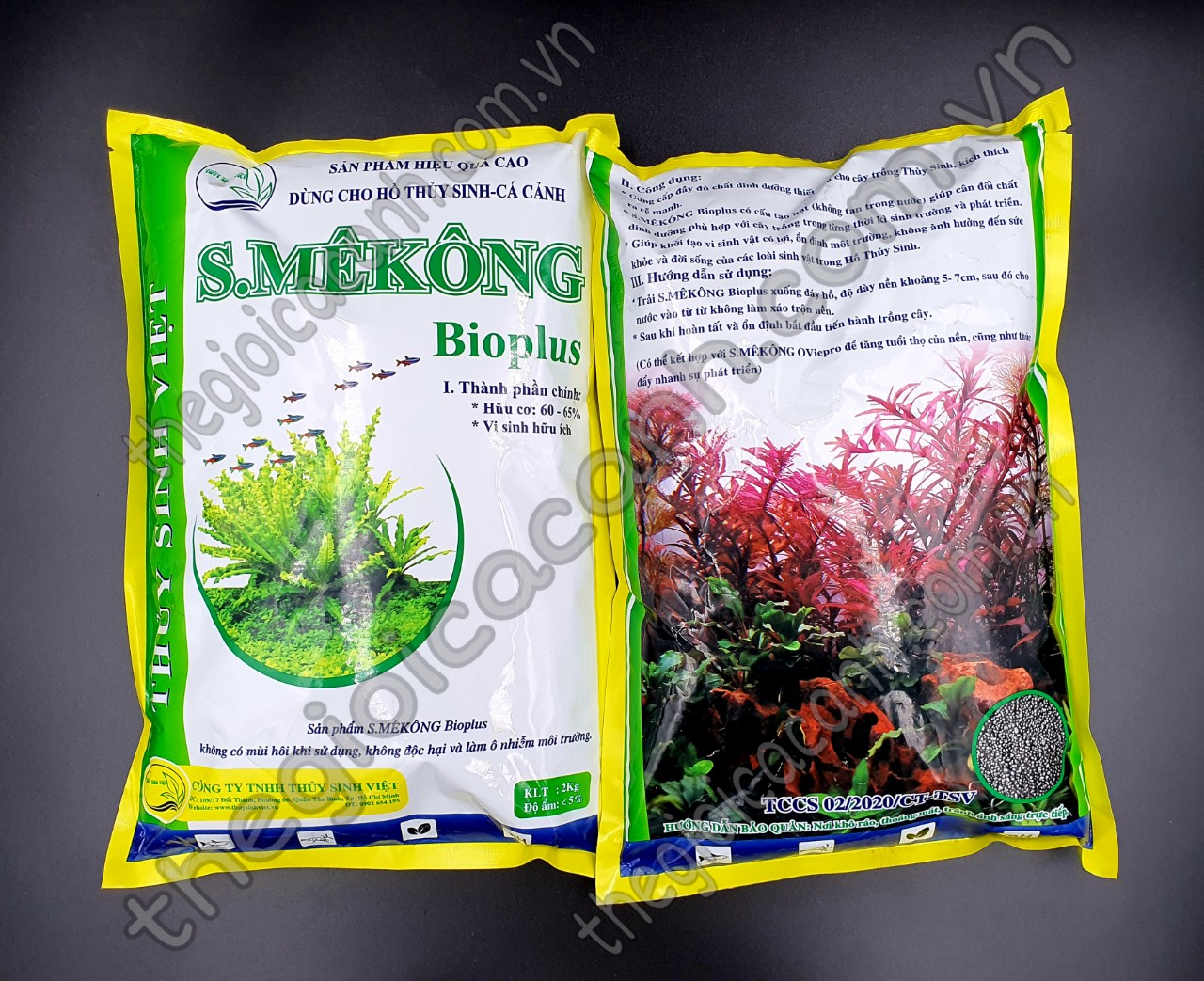 Phân nền thủy sinh Smekong Bioplus - bao 2kg