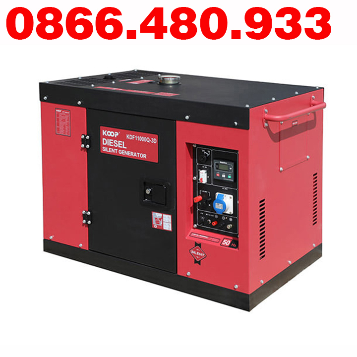 Máy Phát Điện Chạy Dầu 8Kw Koop KDF11000Q 3Pha