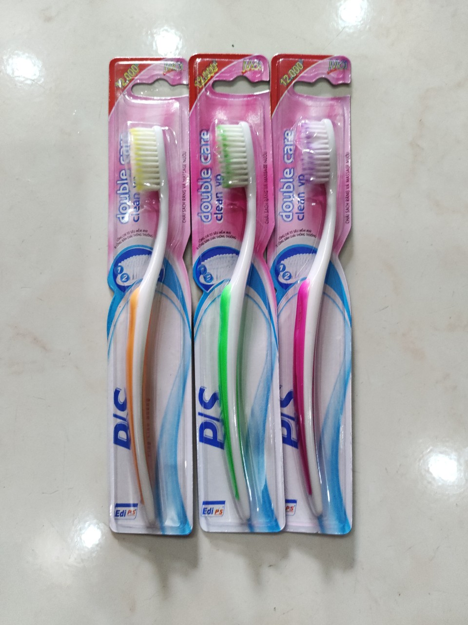 Combo 3 Bàn chải đánh răng P/S double care