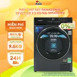 Máy giặt sấy Panasonic Inverter 9.5 kg NA-S956FR1BV