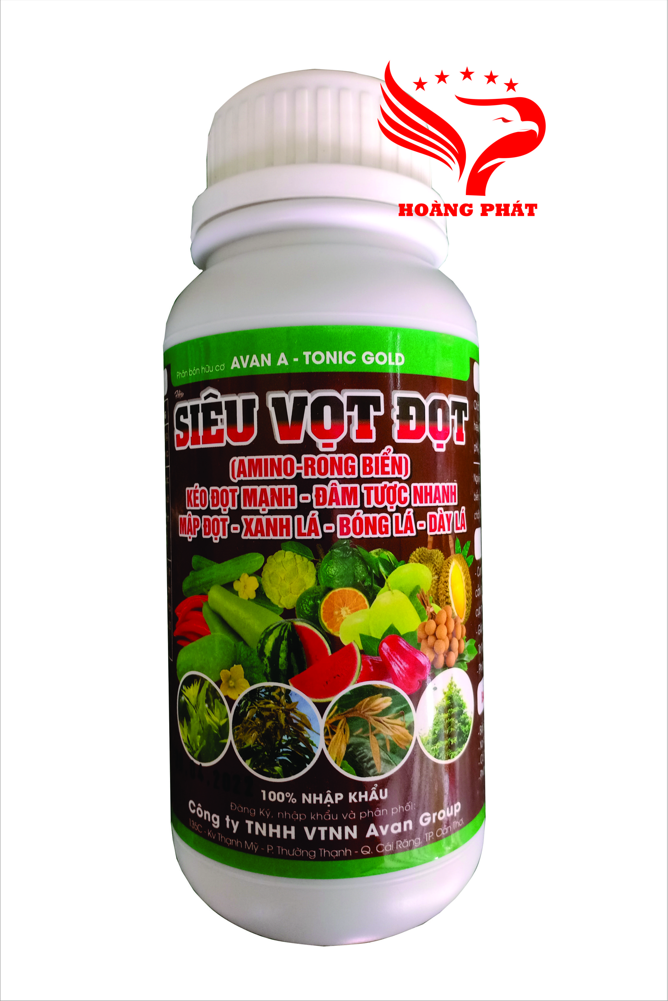 Phân bón lá siêu vọt đọt 500ml - đâm tược nhanh - mập đọt - xanh lá - dày lá