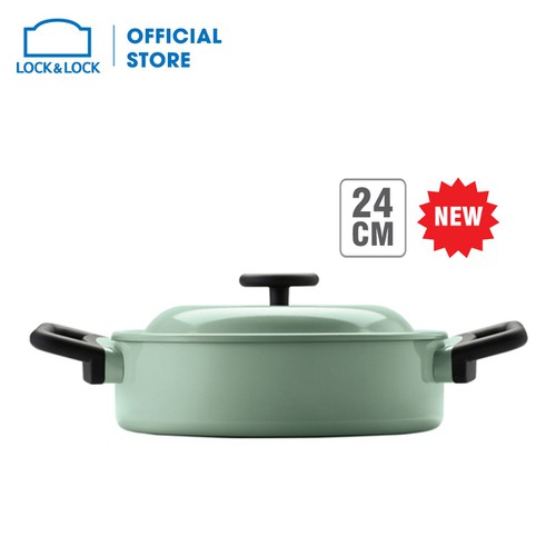 LDE1244IH – Nồi DECOR Lock&Lock, 24CM, hai tay cầm – Màu Mint