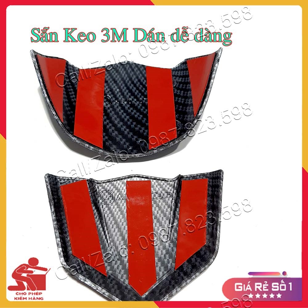 Bọc mũi dè trước sau carbon ab 2020 , bịt mỏ dè ab 2020, ốp mũi dè ab 2020, bọc mỏ dè xe ab, bịt mũi dè xe ab 2020