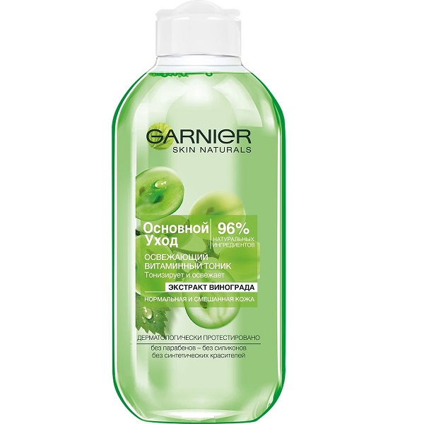 Nước hoa hồng sáng da Garnier Skin Naturals Nga cho da thường và hỗn hợp 200ml