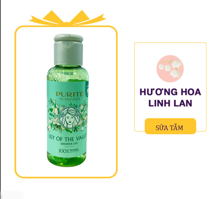 Sữa tắm thiên nhiên purité hương hoa linh lan 100ml