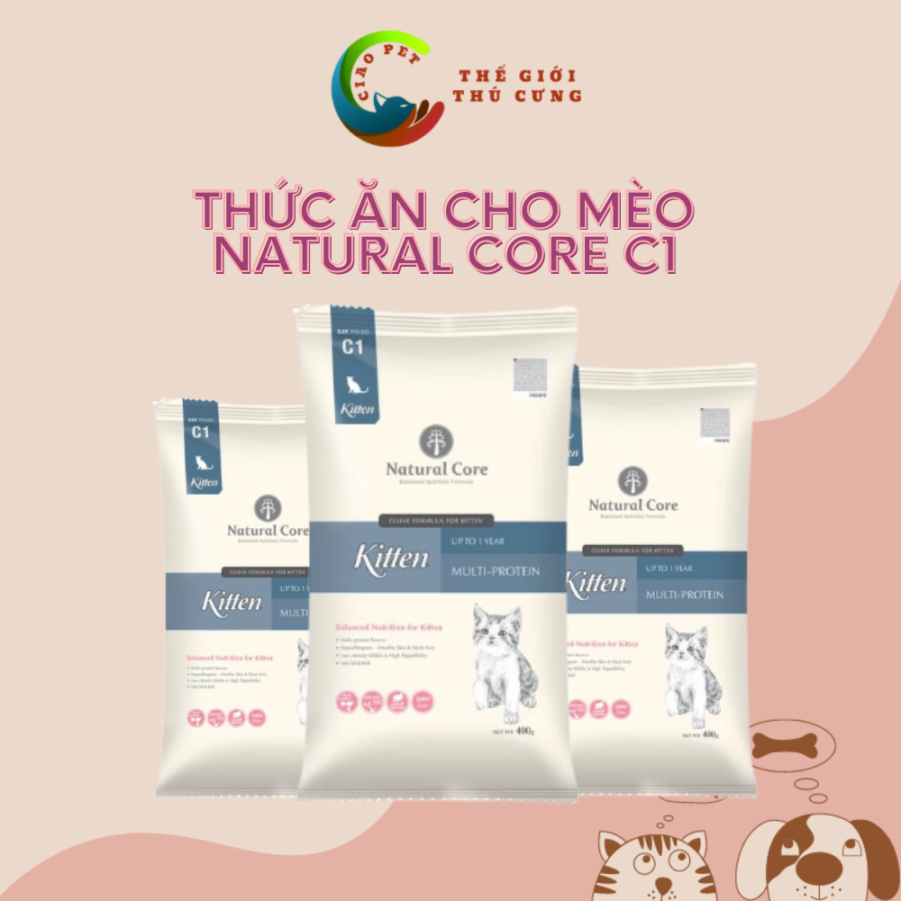 Thức ăn cho mèo Natural core kitten C1