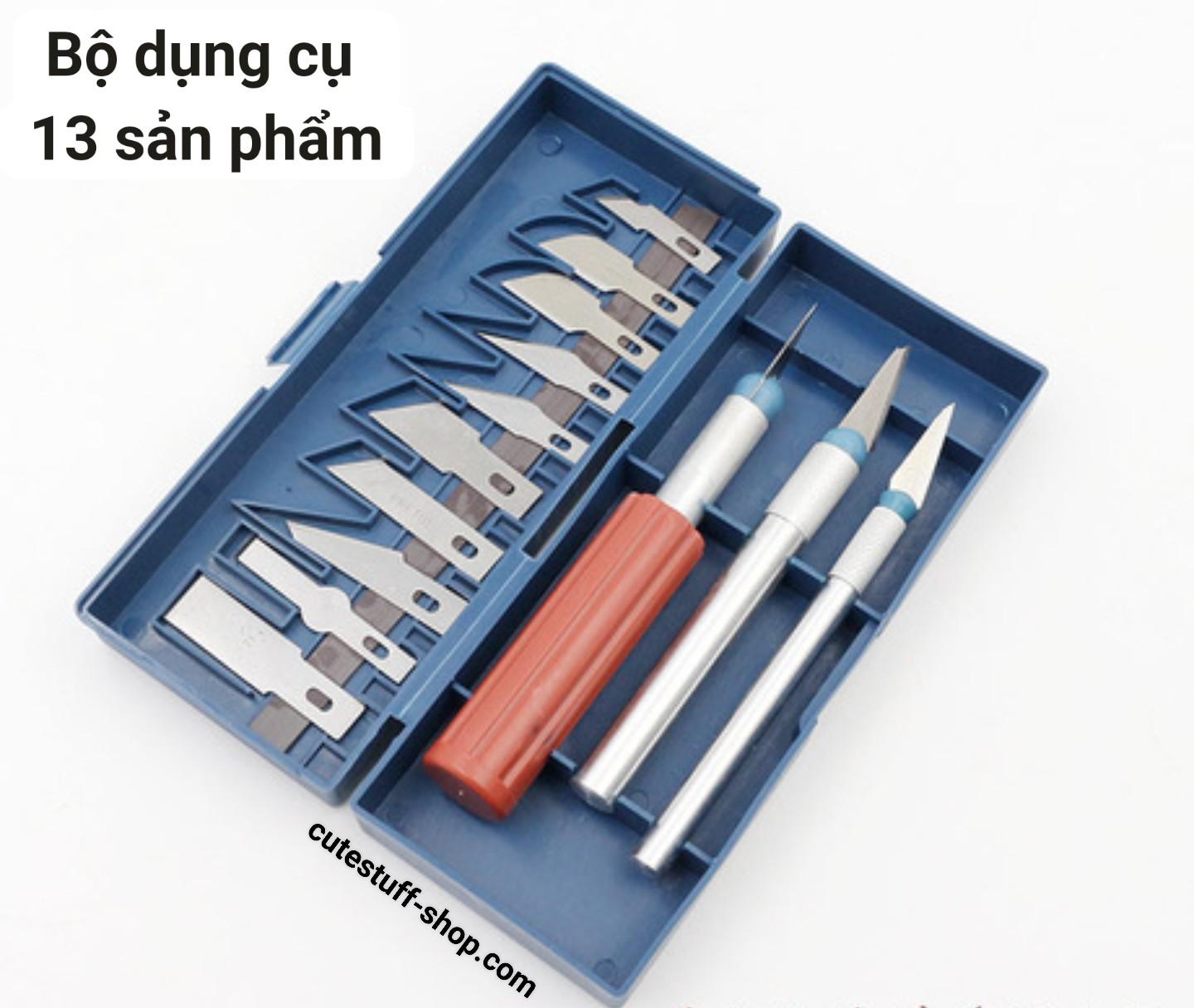 Bộ dao cắt giấy 13 in 1