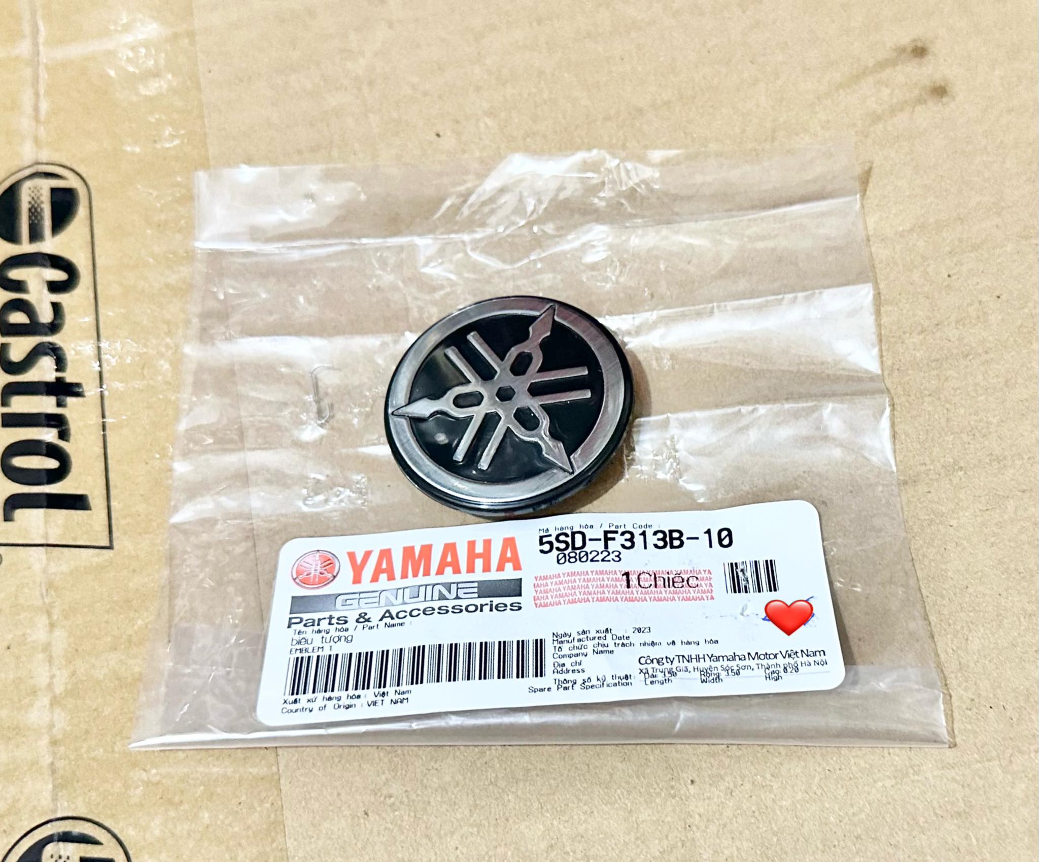 Logo Mặt Nạ Sirius Chính Hãng Yamaha