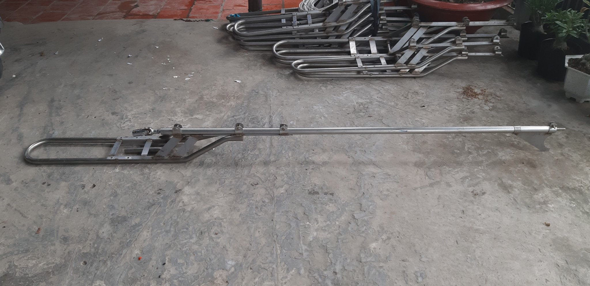 chọn bộ giàn láp kẽm đuôi tôm dài 2m quấn dây sẵn dùng cho máy xăng từ 5.5 đến 7.5hp cốt ngây (thẳng) tư vấn 0859275511 gặp A.Lưu