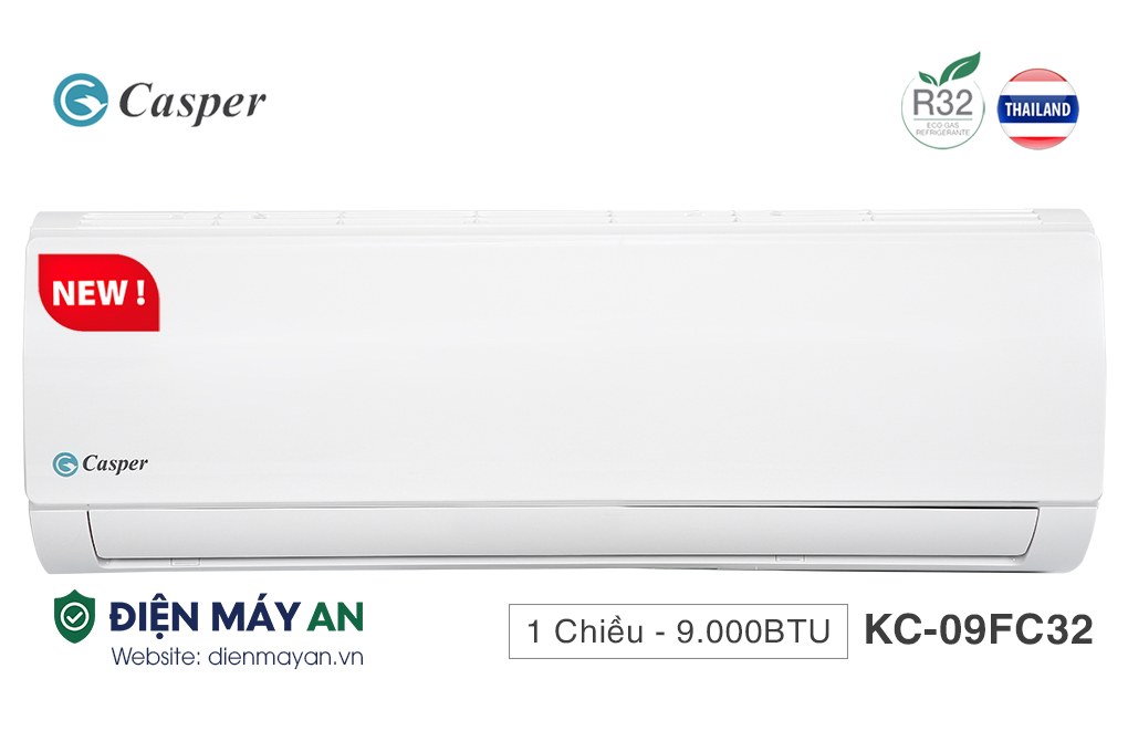 [Giao lắp tại HN] Điều Hòa Casper 9000 BTU 1 Chiều KC-09FC32 Giá Tốt