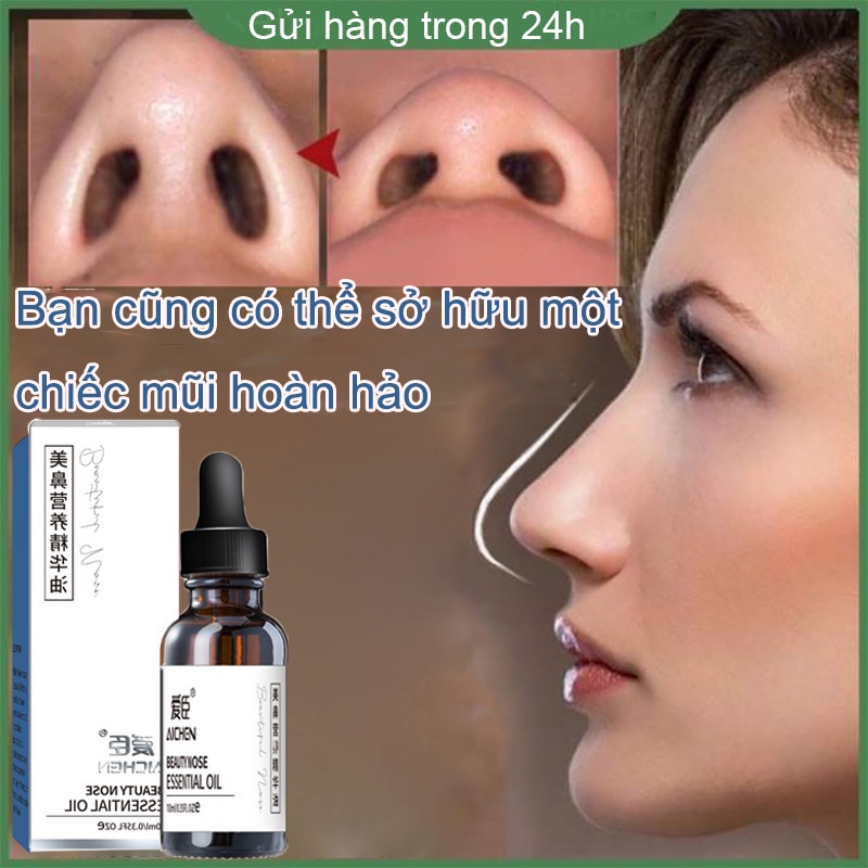 Tinh dầu nâng mũi Serum cao mũi 10ml săn chắc tạo dáng mũi tăng chiều cao sống mũi Tinh Dầu Tê Giác Dưỡng Ẩm Nâng Mũi Tự Nhiên