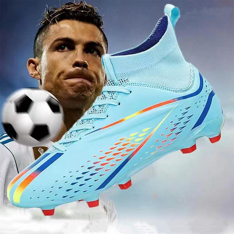Giày Bóng Đá Cổ Cao , Cỡ  EU35-44 Móng Tay Gãy Cho Nam Ag Móng Tay Dài TF Móng Tay Ngắn Giày Tập Bóng Đá Trẻ Em Nam Và Nữ