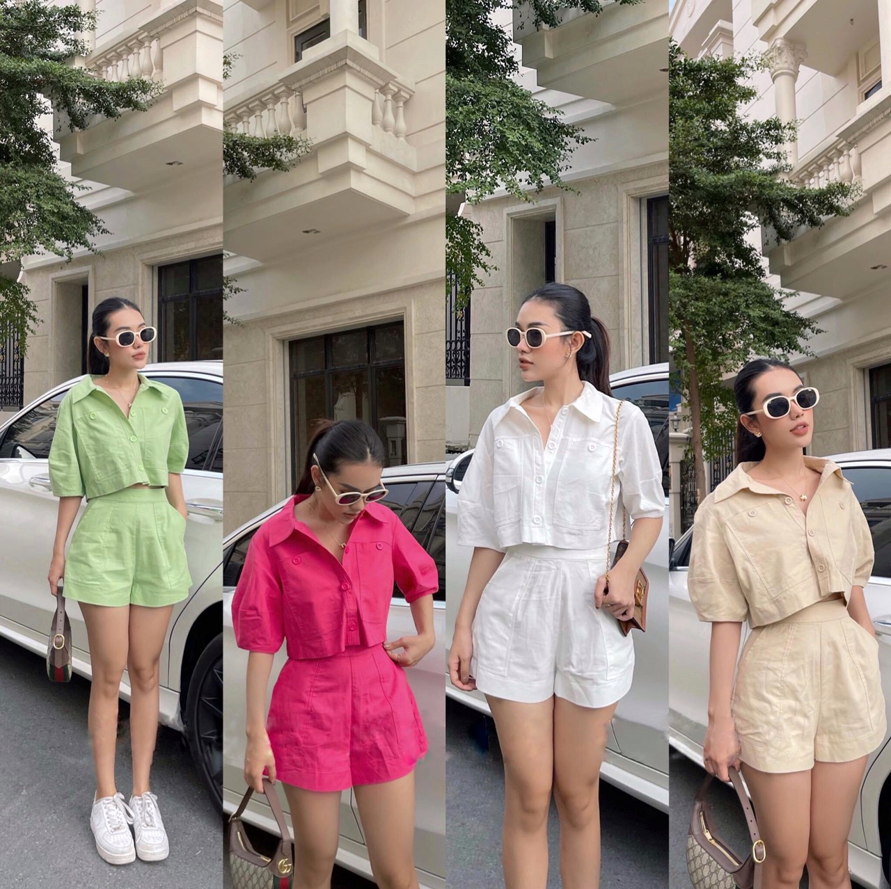 Sét quần short túi hộp