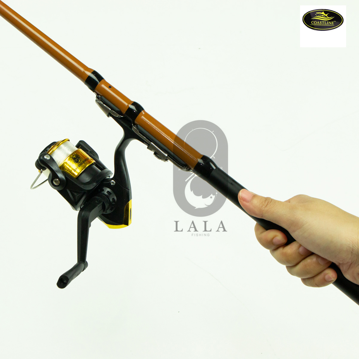 Combo Cần tôm CoastLine X-Wonder Surf Casting 1m3 (đọt đặc) và máy tôm siêu rẻ