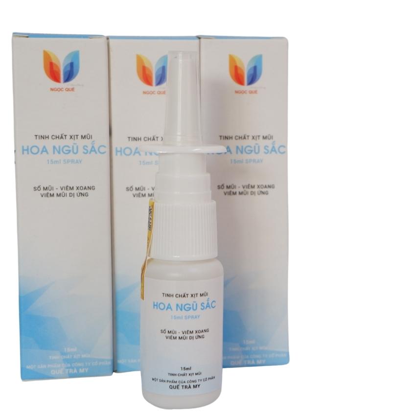 Xịt mũi xoang tinh chất xịt mũi hoa ngũ sắc quế trà my giảm viêm xoang, viêm mũi dị ứng, hỗ trơ giảm chảy mũi