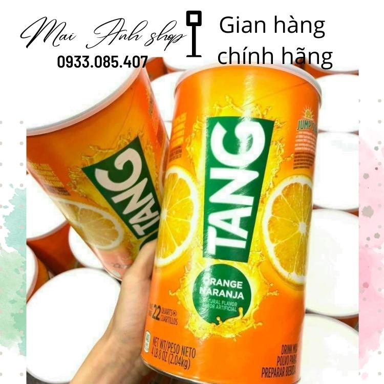 Bột pha nước cam tang mỹ 2,04kg chua ngọt giàu vitamin c, thơm ngon giải khát