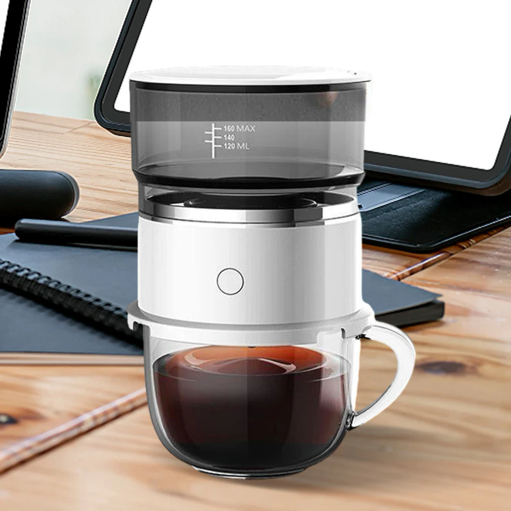 1 cốc Máy pha cà phê mini Máy pha cà phê ép tay máy pha cà phê Máy xay cà phê nhỏ giọt tự động Máy pha cà phê Mỹ