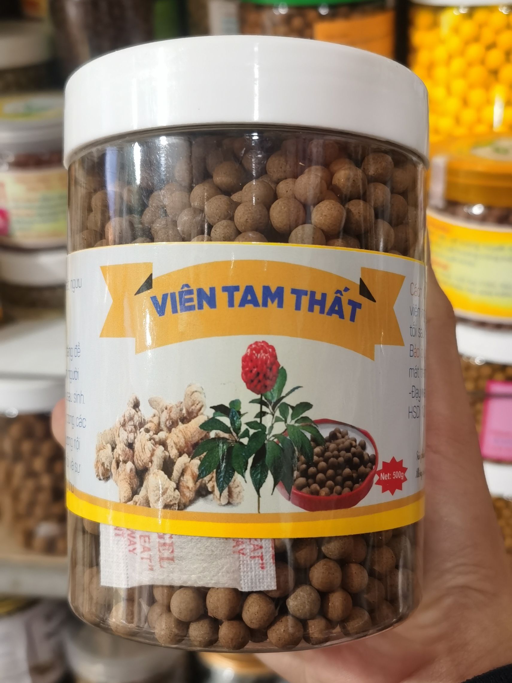 Viên tam thất mật ong , gồm tam thất, ngưu tất, mật ong,... - đặc sản 27