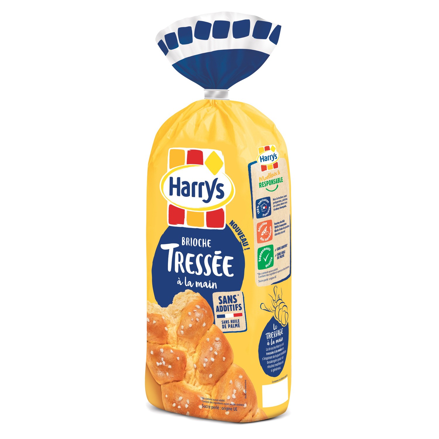 Bánh mì Hoa cúc Harrys Brioche Tressée 500gr - Nhập khẩu Pháp