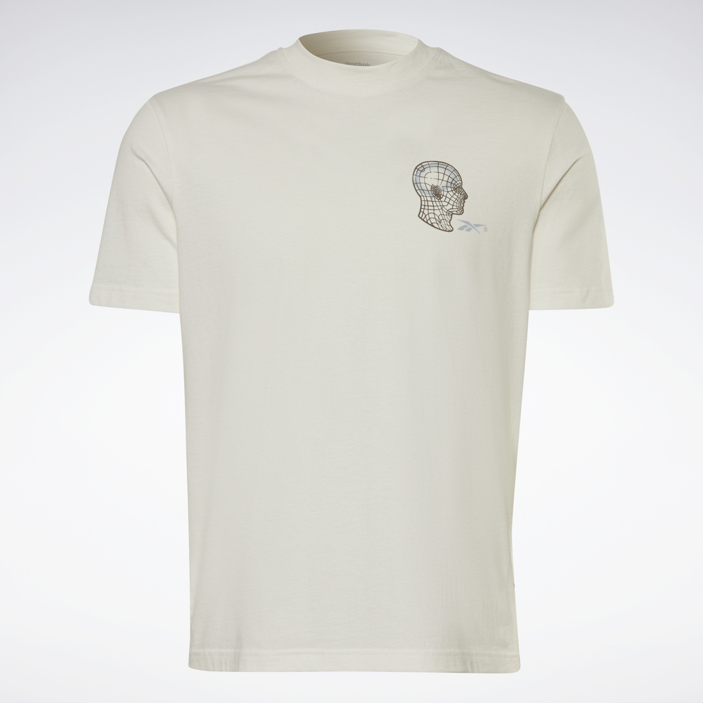 Reebok áo unisex tập luyện gs data fitness màu trắng hb7254