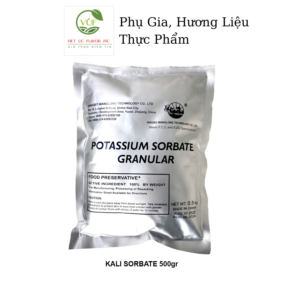 Chất bảo quản Kali Sorbate trong làm bánh, nước ngọt - Vietucjsc