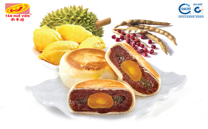 Bánh pía đậu đỏ trứng 540g Tân Huê Viên