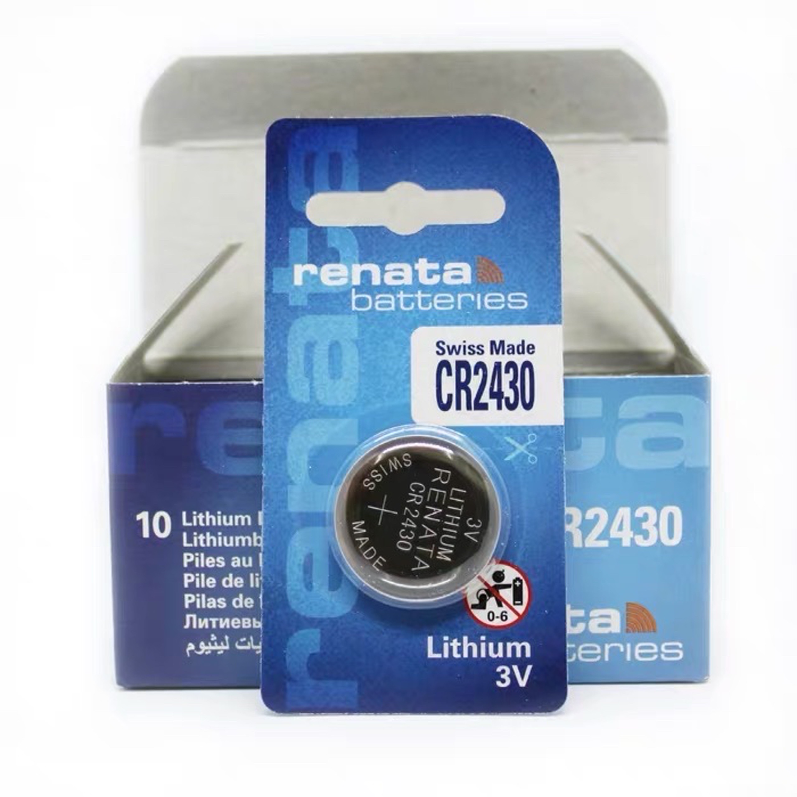 Pin Renata CR2430 Thụy Sỹ chính hãng vỉ 1 viên Swiss made
