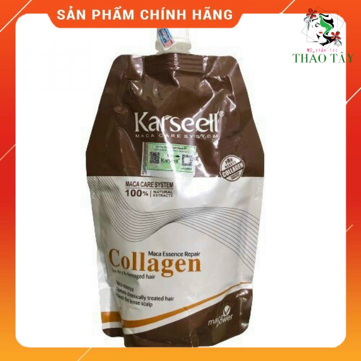 Hấp dầu Collagen Karseell Maca siêu mượt chính hãng 500ml - Túi