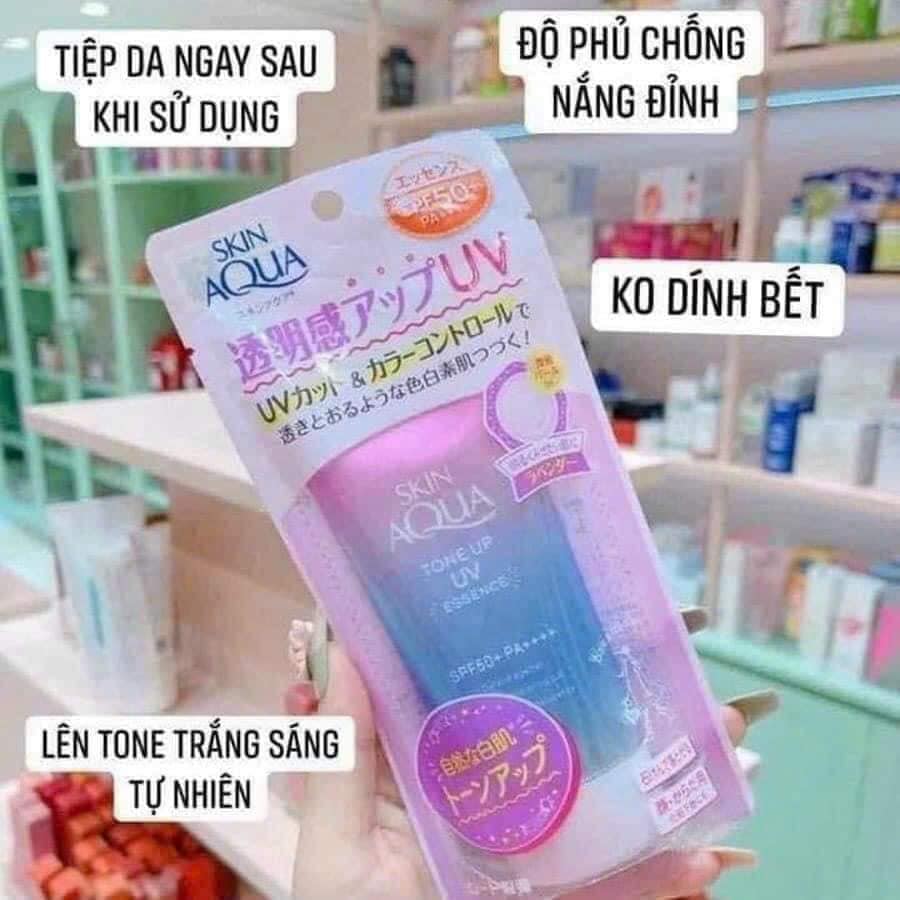 Kem chống nắng Skin Aqua Nhật Bản Tone up UV SPF 50+ PA++++ 80g