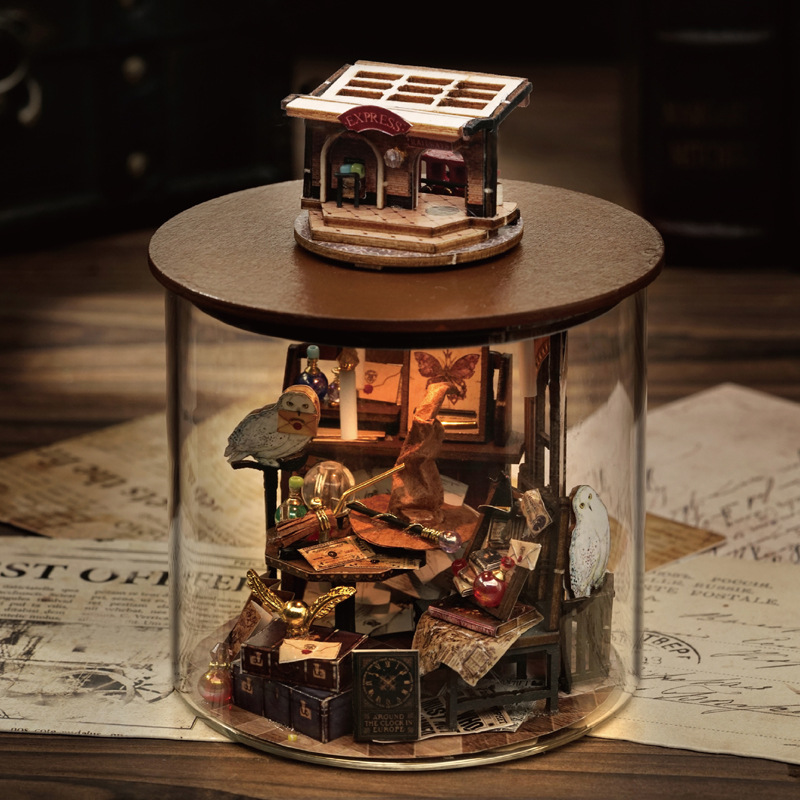 Mô hình nhà búp bê CUTEROOM diy Doll House Miniature Magic House Harry