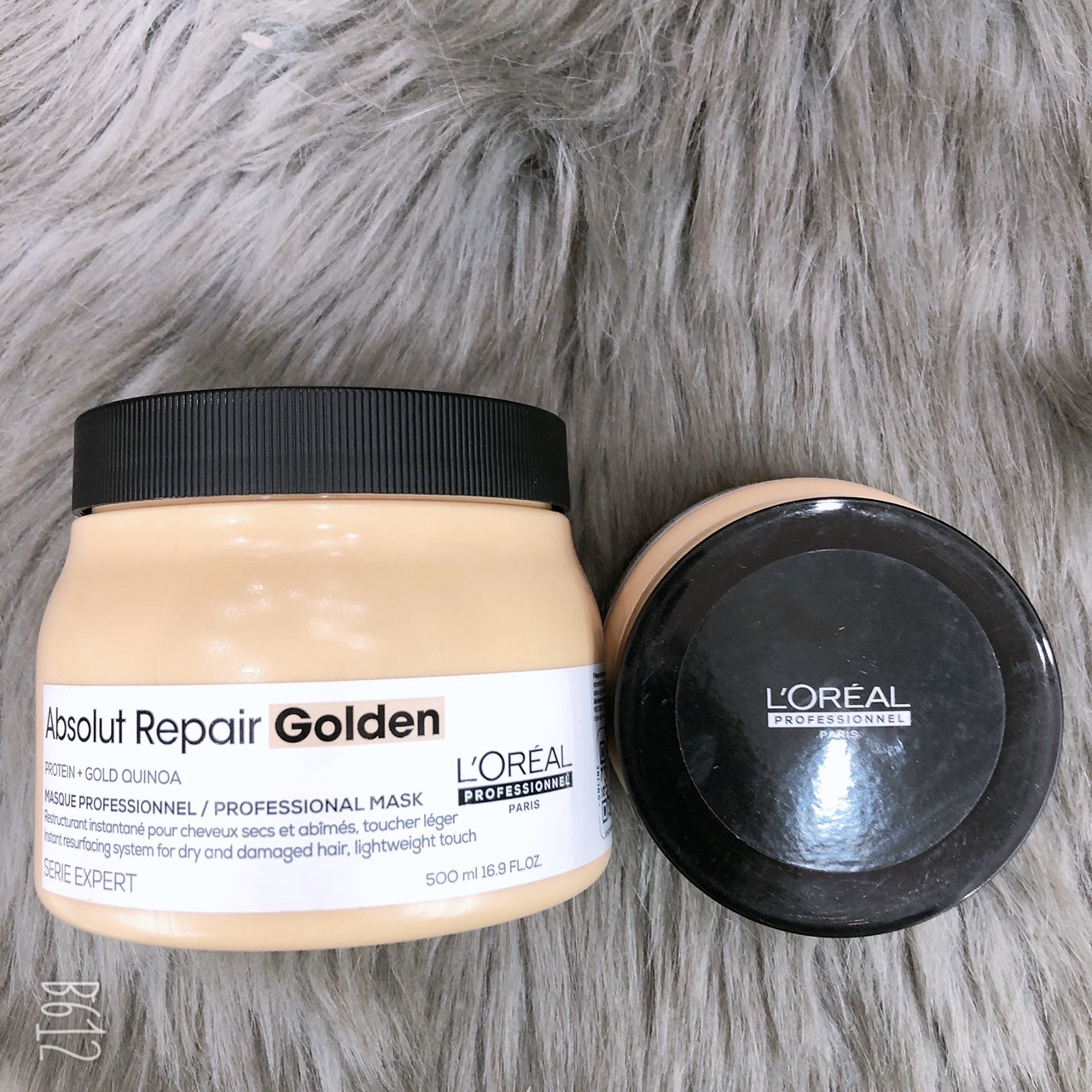 Dầu hấp nhũ vàng dành cho tóc hư tổn GOLD QUINOA REPAIR LOREAL