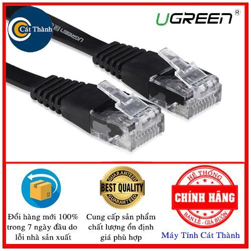 Dây mạng 2 đầu đúc cat6 utp dây dẹt dài 5m ugreen nw104 11238