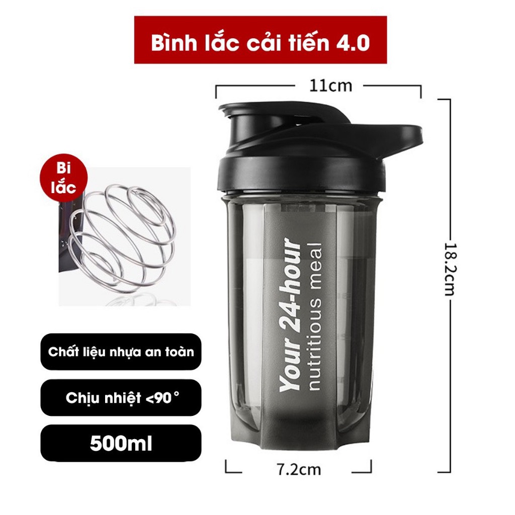 Bình Lắc Shaker Đựng NướC Cực Bền nhiều màu sắc và giá dịp lễ