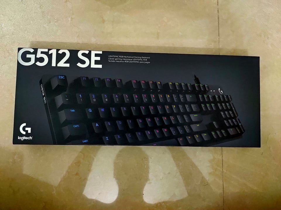 Bàn phím gaming logitech g512 se rgb back lighting
