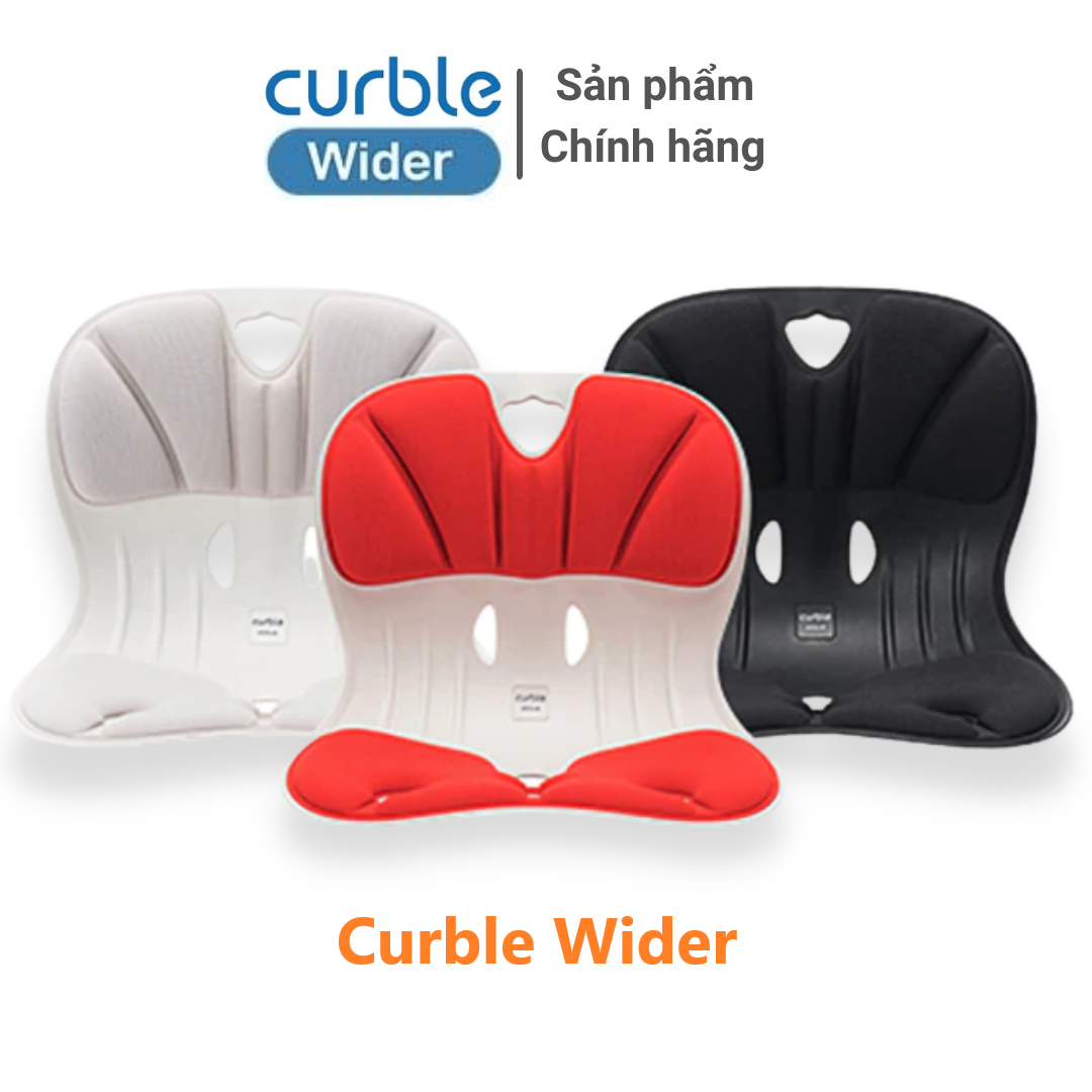 Ghế chỉnh dáng ngồi đúng Curble Wider / Curble Comfy / Curble Grand_Premium Model Hàn Quốc (Made in Korea). Phù hợp Nam, Nữ, Trẻ em.