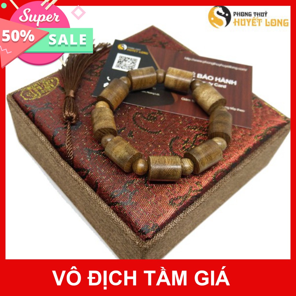 [vtđt] Vòng Tay Trầm Hương Đốt Trúc, Vòng Tay Gỗ Phong Thủy -dũng053