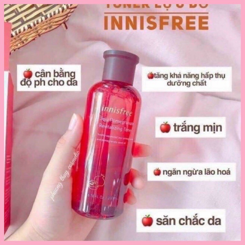 Nước Hoa Hồng Lựu Đỏ Innisfree Jeju Pomegranate Revitalizing