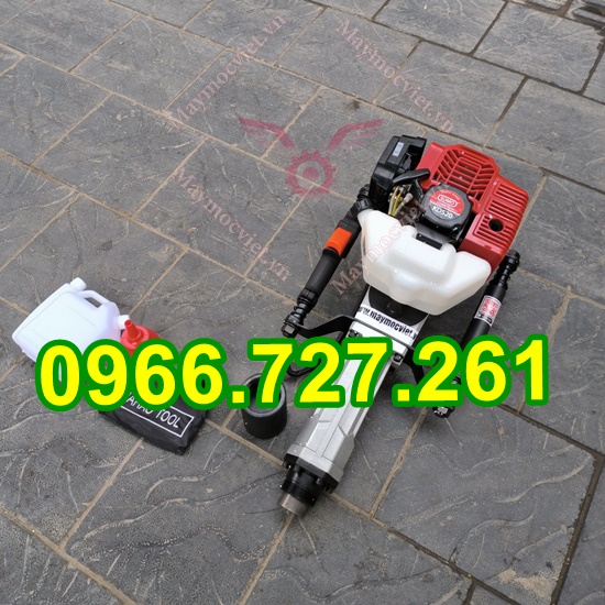 Máy đóng cọc cầm tay VMDC-52cc  xăng 2 thì pha nhớt