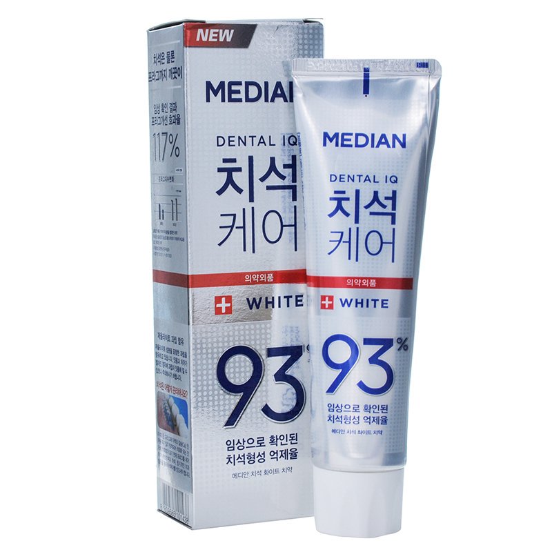 Kem đánh răng median hàn quốc tuýp 120g White