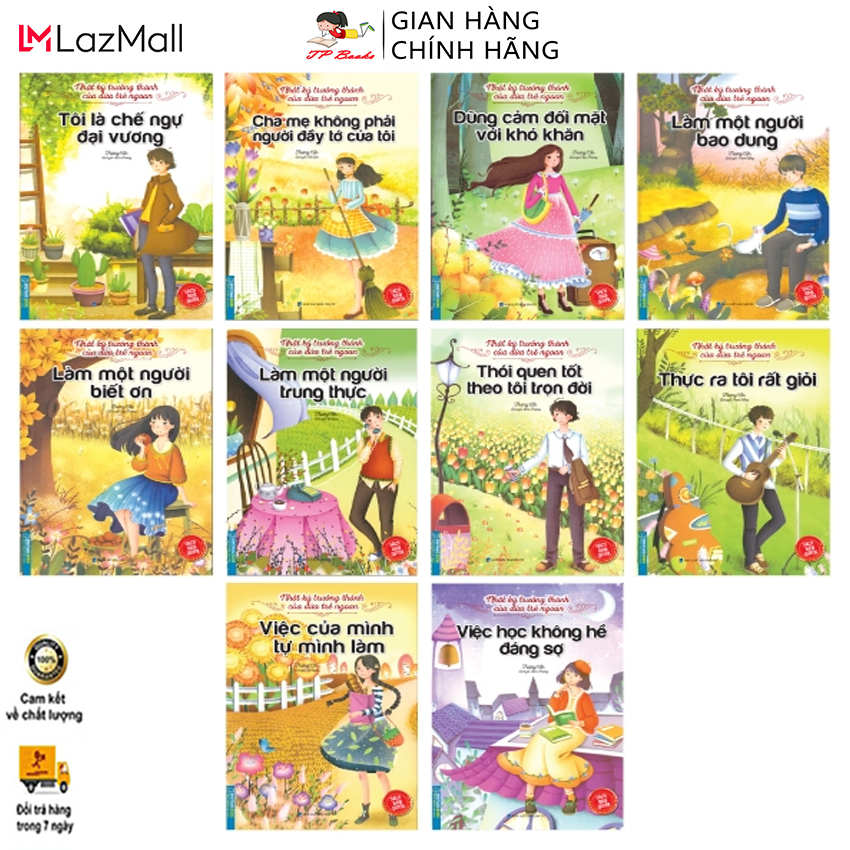 Bộ 10 cuốn sách nhật ký trưởng thành của đứa trẻ ngoan